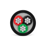 کابل آلومینیومی ۷۰×۳ با عایق و روکش PVC (دفنی)