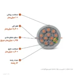کابل کنترل (فرمان) افشان ۰٫۷۵×۱۲ مدل NYSLY اعتماد رسانا