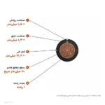 کابل افشان دو روکش ۷۰×۱ مدل NYMHY اعتماد کابل