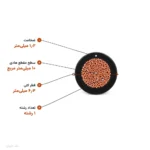 سیم افشان ۱۰×۱ مدل NYAF اعتماد کابل