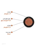 سیم افشان ۲٫۵×۱ مدل NYAF اعتماد کابل