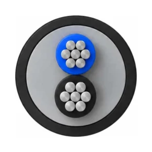 کابل آلومینیوم ۲۵×۲ با عایق XLPE مدل NA2XY لوشان