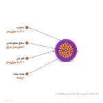 سیم افشان ۱×۱ مدل NYAF لوشان