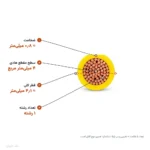 سیم افشان ۴×۱ مدل NYAF لوشان